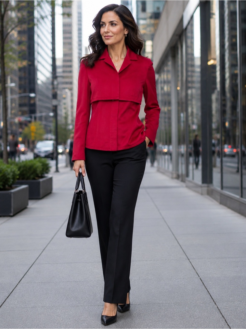 Narciso Rodriguez Structured Form Fitting Italian Blazer